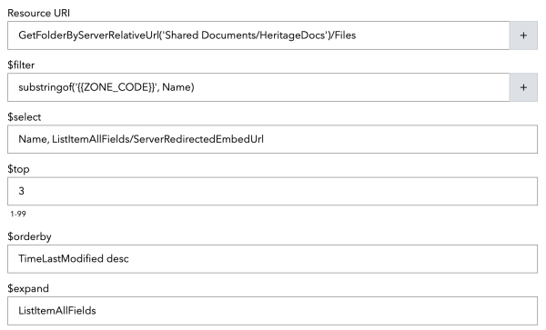 GVC SP Layer Link Settings A screenshot of the Layer Link settings in the Geovonic Connect admin console.